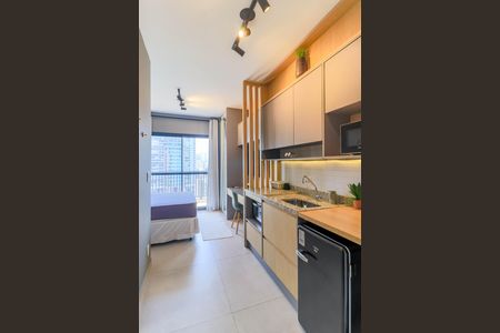 Studio à venda com 28m², 1 quarto e sem vagaCozinha