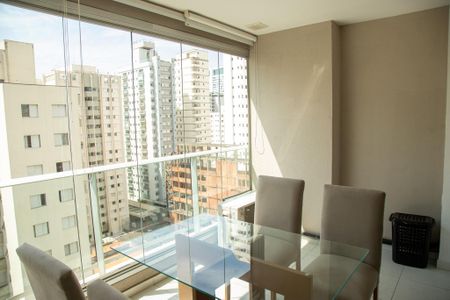 Varanda do Studio de kitnet/studio para alugar com 1 quarto, 39m² em Brooklin, São Paulo