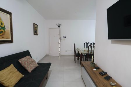 Sala de apartamento para alugar com 2 quartos, 70m² em Jardim Tres Marias, Guarujá