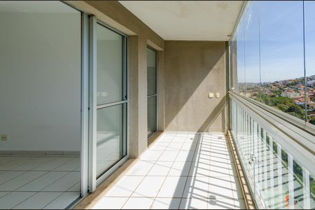 Varanda da Sala de apartamento para alugar com 2 quartos, 67m² em Estrela Dalva, Belo Horizonte