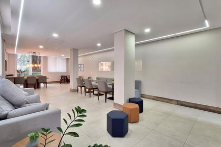 Apartamento à venda com 57m², 2 quartos e 1 vagaÁrea comum - Salão de festas