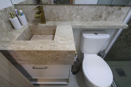 Apartamento para alugar com 58m², 2 quartos e 1 vagaBanheiro Social