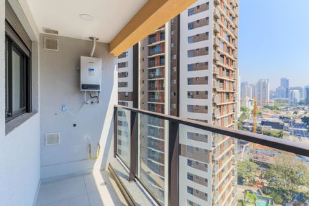 Studio à venda com 28m², 1 quarto e 1 vagaVaranda