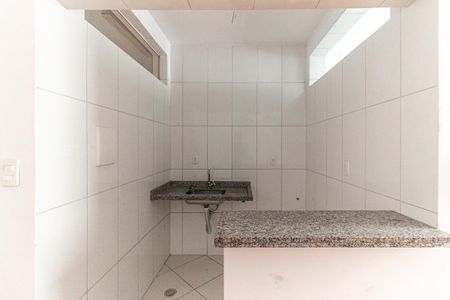 Cozinha de kitnet/studio para alugar com 1 quarto, 36m² em República, São Paulo