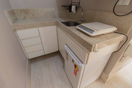 Studio para alugar com 22m², 1 quarto e 1 vaga Studio para alugar com 22m², 1 quarto e 1 vagaCozinha
