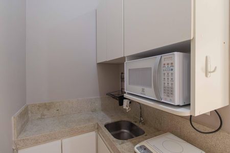 Studio para alugar com 22m², 1 quarto e 1 vaga Studio para alugar com 22m², 1 quarto e 1 vagaCozinha