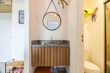 Studio para alugar com 31m², 1 quarto e sem vaga Studio para alugar com 31m², 1 quarto e sem vagaBanheiro