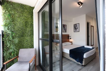 Varanda de kitnet/studio à venda com 1 quarto, 23m² em Centro Histórico de São Paulo, São Paulo