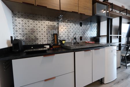 Studio à venda com 23m², 1 quarto e 1 vagaStudio - ambiente cozinha