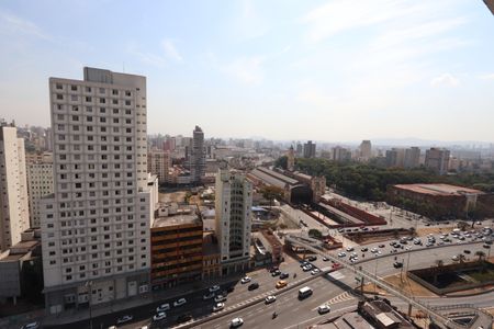 Vista da Varanda de kitnet/studio à venda com 1 quarto, 23m² em Centro Histórico de São Paulo, São Paulo