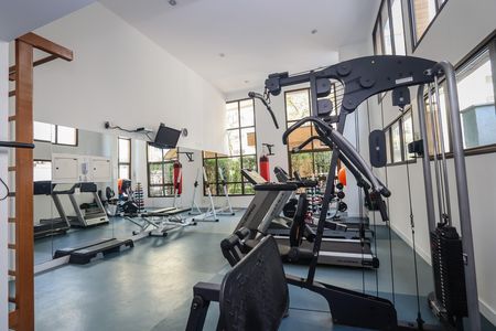 Apartamento para alugar com 114m², 2 quartos e 2 vagas Apartamento para alugar com 114m², 2 quartos e 2 vagasÁrea comum - Academia
