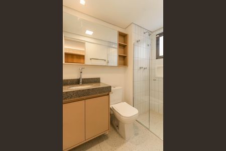 Studio para alugar com 40m², 1 quarto e sem vaga Studio para alugar com 40m², 1 quarto e sem vagaBanheiro