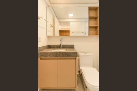 Studio para alugar com 40m², 1 quarto e sem vaga Studio para alugar com 40m², 1 quarto e sem vagaBanheiro