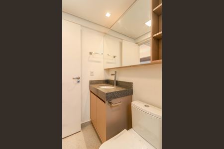 Studio para alugar com 40m², 1 quarto e sem vaga Studio para alugar com 40m², 1 quarto e sem vagaBanheiro