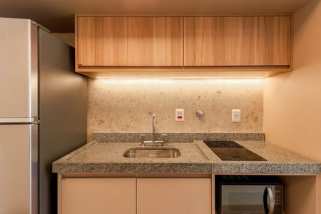 Studio para alugar com 40m², 1 quarto e sem vaga Studio para alugar com 40m², 1 quarto e sem vagaCozinha