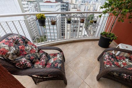 Varanda da Sala de apartamento à venda com 2 quartos, 99m² em Santa Cecilia, São Paulo