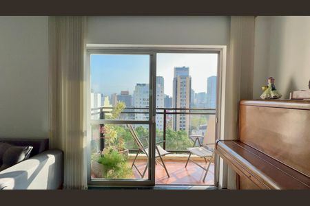 Varanda da Sala de apartamento à venda com 4 quartos, 160m² em Pinheiros, São Paulo