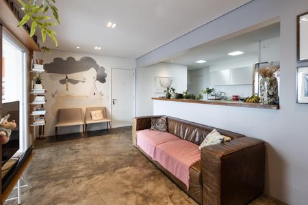 Sala de apartamento à venda com 2 quartos, 96m² em Várzea da Barra Funda, São Paulo