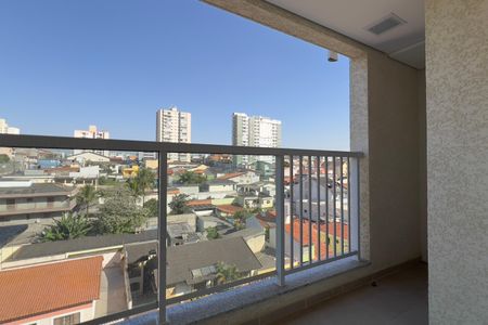 Varanda da Sala de apartamento à venda com 2 quartos, 45m² em Vila Galvão, Guarulhos