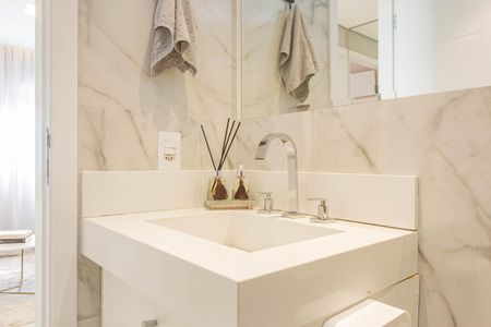 Apartamento à venda com 63m², 2 quartos e 1 vagaBanheiro Social