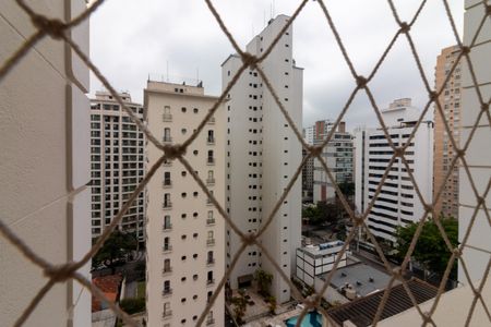 Vista da Sala de apartamento à venda com 3 quartos, 74m² em Indianópolis, São Paulo