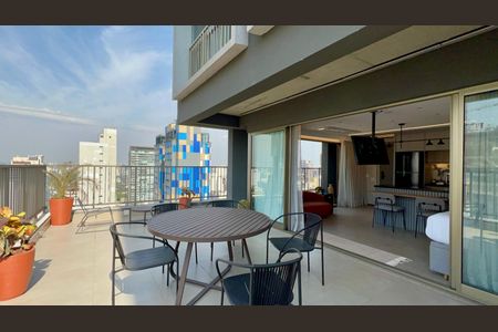 Studio à venda com 78m², 1 quarto e sem vagaVaranda