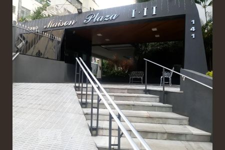 Apartamento para alugar com 55m², 1 quarto e 1 vagaFachada e portaria