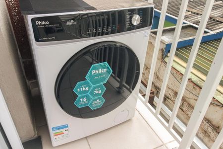 Apartamento para alugar com 32m², 1 quarto e sem vaga Apartamento para alugar com 32m², 1 quarto e sem vagaVaranda e Área de Serviço