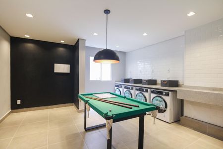 Condomínio - Salão de Jogos e Lavanderia de apartamento para alugar com 1 quarto, 32m² em Tatuapé, São Paulo