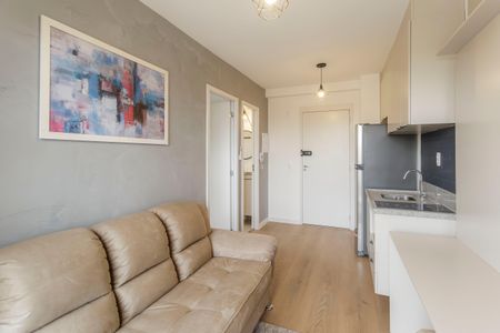 Sala de apartamento para alugar com 1 quarto, 27m² em Moema, São Paulo