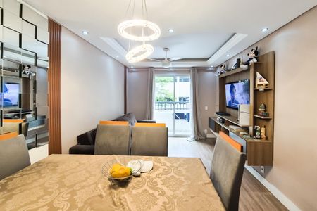 Sala de apartamento à venda com 3 quartos, 73m² em Nova Petrópolis, São Bernardo do Campo