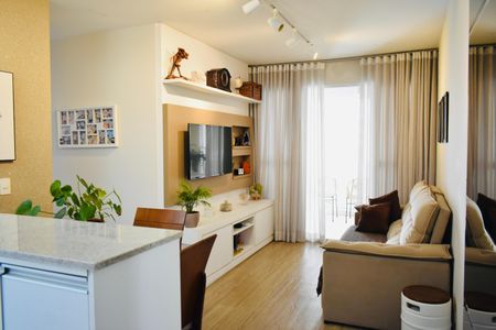 Sala de apartamento à venda com 2 quartos, 58m² em Chácara Inglesa, São Paulo