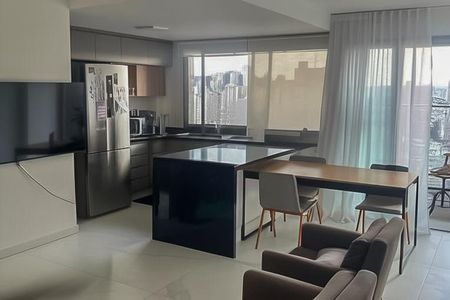 Sala de apartamento à venda com 2 quartos, 66m² em Santo Agostinho, Belo Horizonte