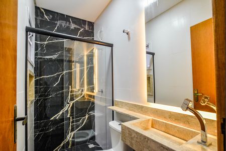 Casa para alugar com 140m², 3 quartos e 2 vagas Casa para alugar com 140m², 3 quartos e 2 vagasBanheiro da Suíte 1