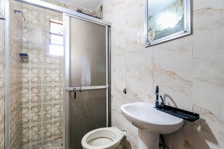 Banheiro Social de kitnet/studio para alugar com 1 quarto, 17m² em Santo Amaro, São Paulo