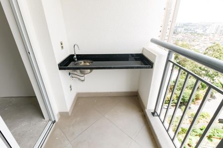 Varanda da Sala de apartamento à venda com 2 quartos, 52m² em Vila Andrade, São Paulo