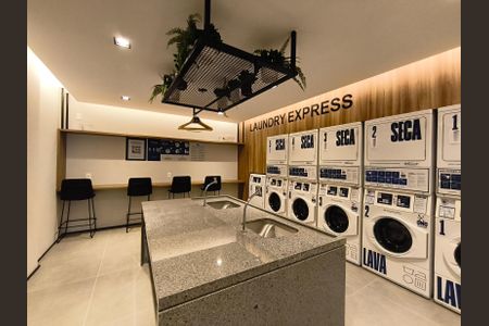 Studio à venda com 24m², 1 quarto e sem vagaLavanderia