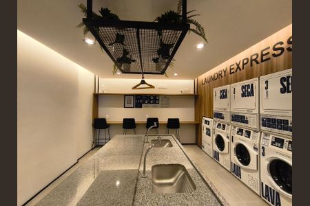 Studio à venda com 24m², 1 quarto e sem vagaLavanderia