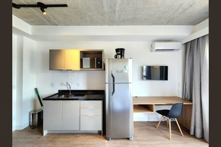 Studio de kitnet/studio para alugar com 1 quarto, 25m² em Indianópolis, São Paulo