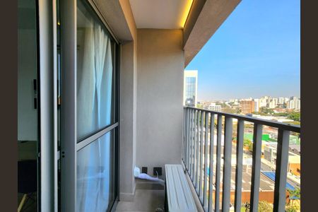 Studio à venda com 25m², 1 quarto e sem vagaVaranda