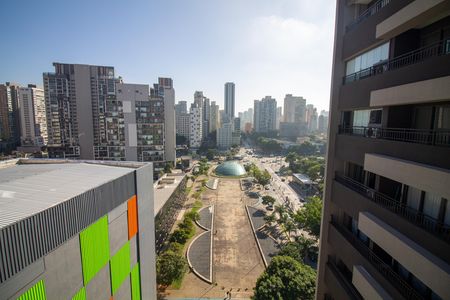 Terraço - Vista de kitnet/studio à venda com 1 quarto, 22m² em Santo Amaro, São Paulo
