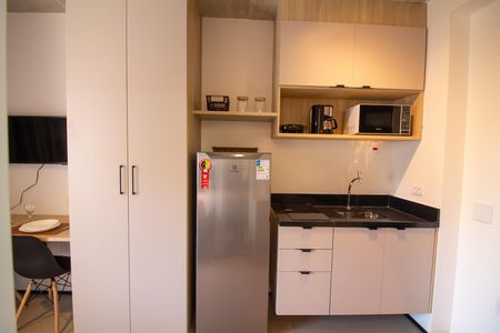 Studio à venda com 22m², 1 quarto e sem vaga Studio à venda com 22m², 1 quarto e sem vagaCozinha