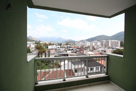 Sala - Varanda de apartamento à venda com 3 quartos, 70m² em Taquara, Rio de Janeiro