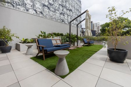 Studio para alugar com 27m², 1 quarto e sem vagaTerraço