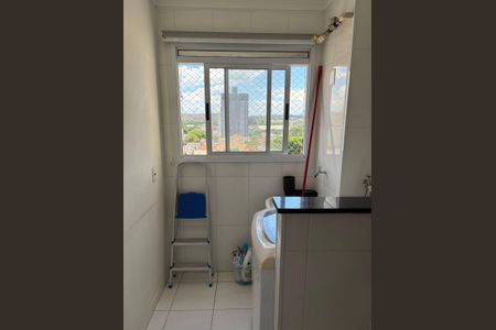 Área de Serviço de apartamento à venda com 2 quartos, 55m² em Vila Homero Thon, Santo André