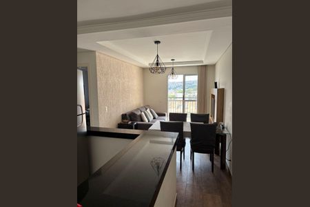 Sala de apartamento à venda com 2 quartos, 55m² em Vila Homero Thon, Santo André