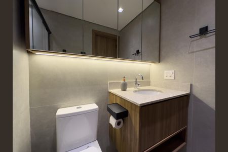 Studio para alugar com 27m², 1 quarto e sem vaga Studio para alugar com 27m², 1 quarto e sem vagaBanheiro
