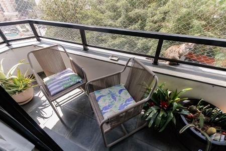 Varanda da Sala de apartamento à venda com 4 quartos, 110m² em Vila Andrade, São Paulo