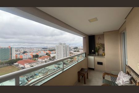 Varanda da Sala de apartamento à venda com 2 quartos, 78m² em Campestre, Santo André