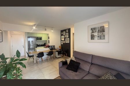 Sala  de apartamento à venda com 2 quartos, 78m² em Campestre, Santo André